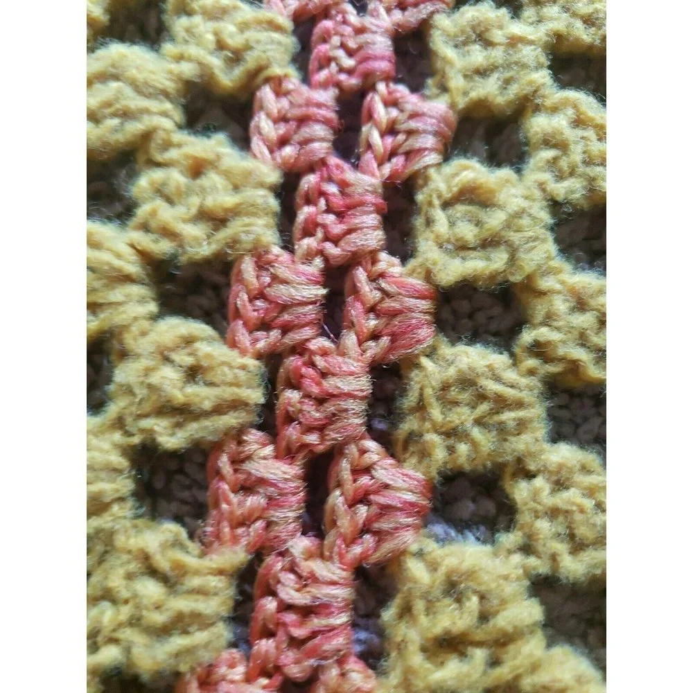 Handmade vintage orange